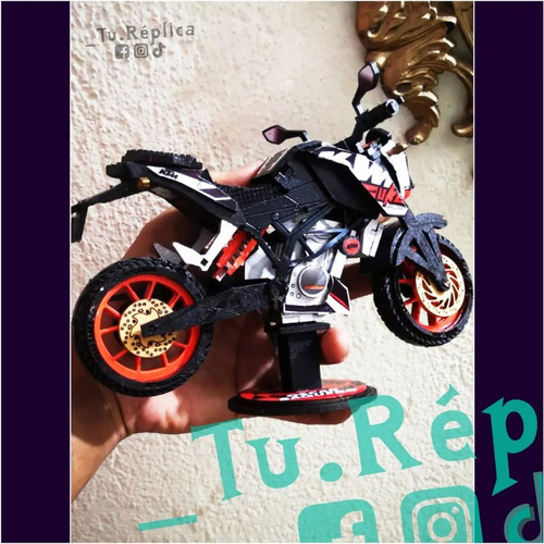 Moto A Escala 1/10(personalizable)ktm Duke 200 - 390 