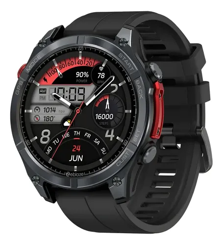Smartwatch Zeblaze Stratos 4 Sport com GPS e Bússola, Tela AMOLED...