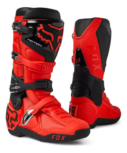 Botas Moto Motion Rojo Fox