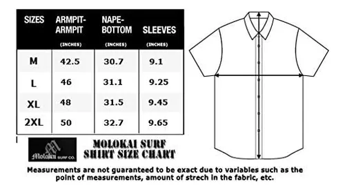 Camisa M Molokai Surf (autos Playeros, 3xl)