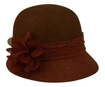 Comprar Gorros Sombreros Y Boinas Con Lazo Y Flor Para Mujer Rojo