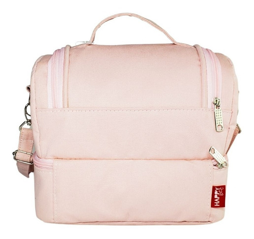 Imagem 4 de 7 de Bolsa Lancheira Térmica Com 2 Compartimentos Cor Rosa Oferta