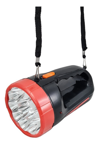 Linterna Foco Grande 15 Super Leds Brillantes Duración 12 Hs