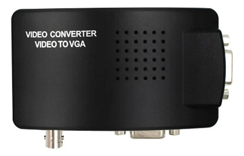 Convertidor De Señal De Vídeo Digital Av(bnc) A Vga(monitor)