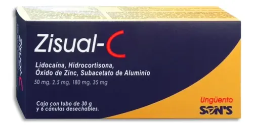 Lidocaina Con Hidrocortisona Oxido De Zinc Subacetato De Aluminio