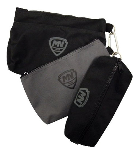 Mcguire Nicholas 31001 3 Bolsos Pequeños Dos Negros Uno Gris