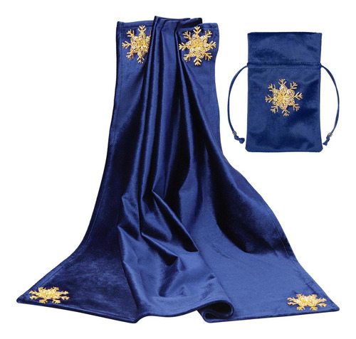 Toalha De Mesa De Cartão De Adivinhação De Tarô Azul