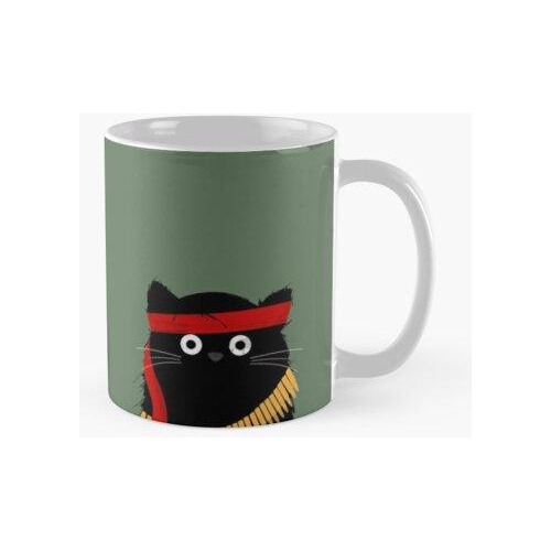 Taza Gato Rambo Calidad Premium