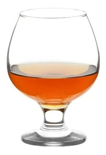 Set 6 Copas 390ml Misket Brandy Cognac Coñac Coctel 390ml Color Transparente