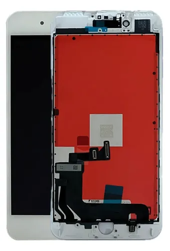 Tela Frontal Display Lcd Touch Compatível iPhone 8 Plus Top Branco + Película