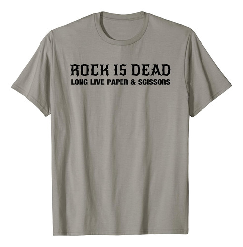 El Rock Está Muerto, Larga Vida, Camiseta De Papel Y Tijeras