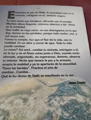 Reiki. Encuentros Del Alma. Juan Costa. Fotos. Olivos (Usado)