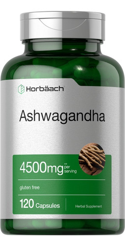 Ashwagandha Potente Premium 4500mg 120 Caps Veganas Eg Aa21 Sabor Nd