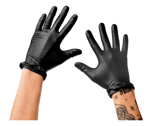 Guantes Nitrilo 9 Micras Mecánica Pack 6 Pares