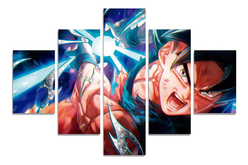 Cuadros Dragon Ball Super Goku Ultra Instinto 125x80 Cm