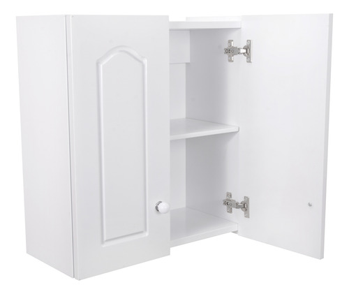 Imagen 4 de 8 de Alacena Blanca 50cm Laqueada Baño Lavadero Organizador