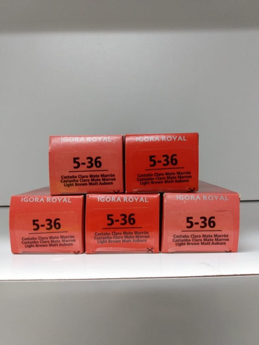 Schwarzkopf Igora Royal 5-36 Castaño Claro Mate Marrón 5pzas