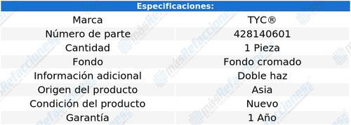 Faro Pointer 2000-2001-2002-2003-2005 Sw Doble As Der