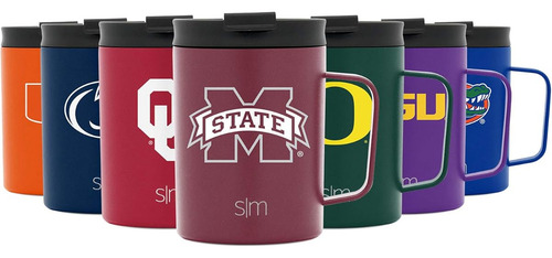 Taza De Cafe Simple Moderna Universidad De Mississippi Team Colors