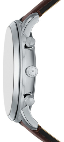 Reloj Para Hombre Fs6109 De Piel Color Marrón Fossil