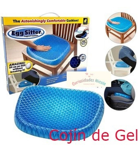 Cojin De Gel Asiento Ortopedico Para Sillas Auto Oficina