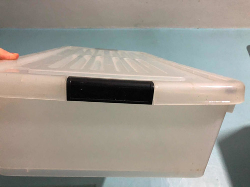 Caja Plástica Bajocama Con Tapa 77x40x16cm Organizador