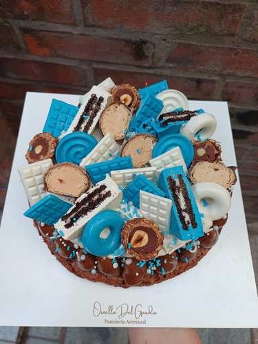 Torta Brownie Candy Ferrero Rocher Bon O Bon Oreos 20cm