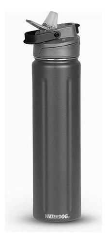 Botella Térmica Waterdog Acua 750ml Frio Calor Hermetica Color Dark Graphite