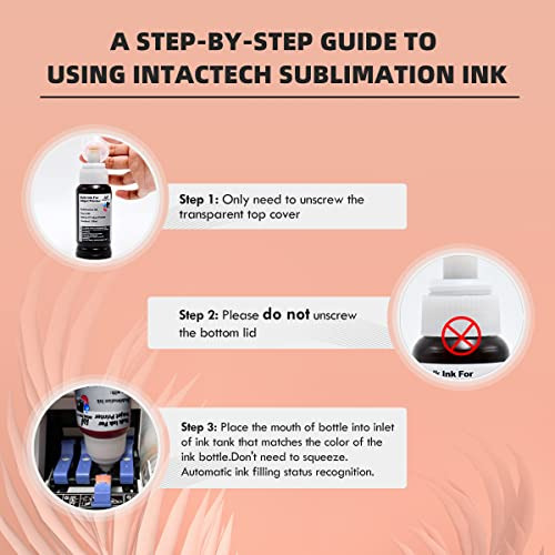 Tinta De Sublimación Negra De 400 Ml Impresora De Inye...