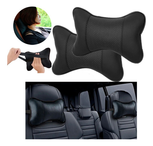 Kit 2 Almohadilla Para Asiento De Auto Cojín Almohada Carro