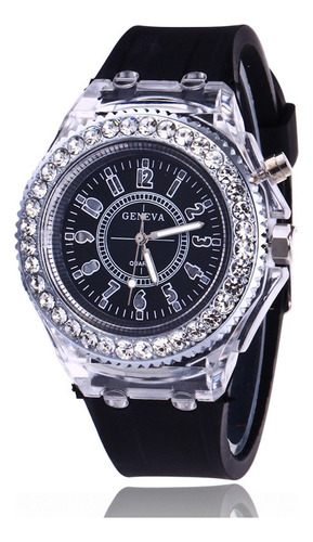 Light Blue - Reloj Deportivo Unisex De Cuarzo Transparente P