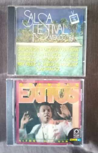 4 Cds De Salsa Willie Glz. Jerry Rivera, Mas Cds De Regalo (Usado)