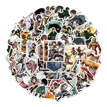 Comprar Pack 100 Stickers Vinilo Shingeki No Kyojin Ataque Titanes