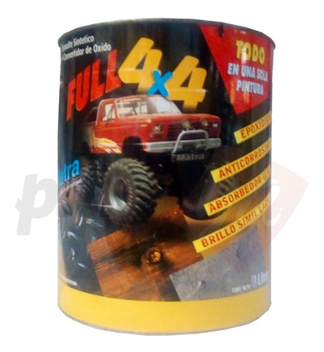 Esmalte Sintético Convertidor De Oxido Blanco 4x4 X 4 Lts.