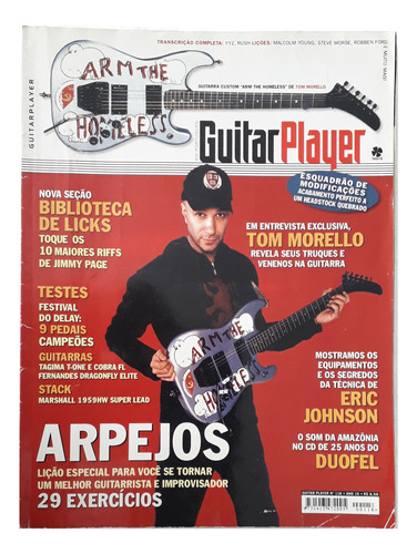 Guitar Player No 118 Rush, Tom Morello, Jimmy Page, Duofel (Usado)