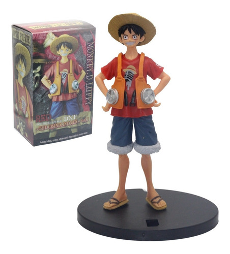 Red Monkey D Luffy One Piece Movie Anime Figura Coleccion 