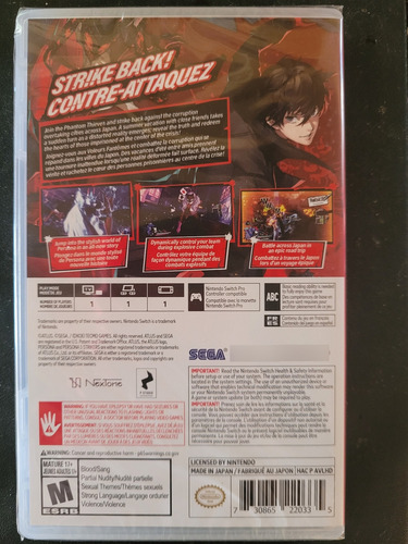 Persona 5 Strikers Switch Edicion Estandar Sellado (Usado)