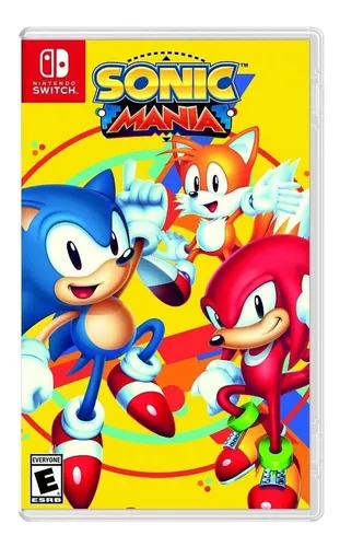 Jogo Nintendo Switch Sonic Mania Midia Fisica