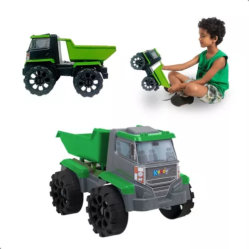 Brinquedo Grande Caminhão Carrinho Reforçado Caçamba Infanti