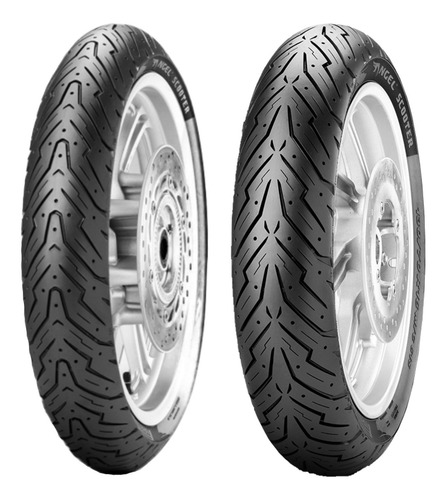 Par Pneus Pirelli Tras. 100/90-10 E Diant. 90/90-12 Lead 110