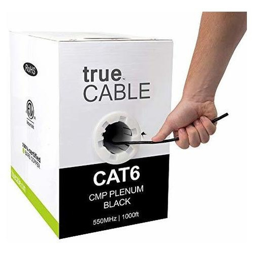 Cable Ethernet Cat6 Plenum 1000ft