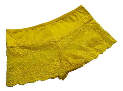Calzon Amarillo Tanga Dama Cachetero De Mujer 1unidad