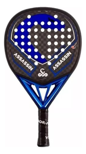 Paleta Padel Pala Vibora Assassin Color Gris/Azul