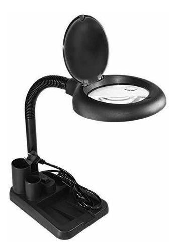 Jollycaper, Led Magnifying Lamp 5x 10x, Magnifier With Light