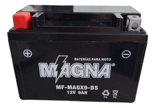 Batería Moto Bajaj Pulsar Ns 200 Rs Magna Mf Magx9 Bs