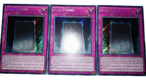 Yugioh - 3x Eternal Soul Secretas Em Português