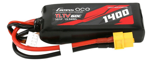 Bateria Gens Ace 1400mah 11.1v 3s 60c Xt60