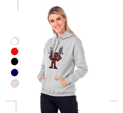 Sudadera Hoodie Adulto Colores Vivos Deaad Pool #9