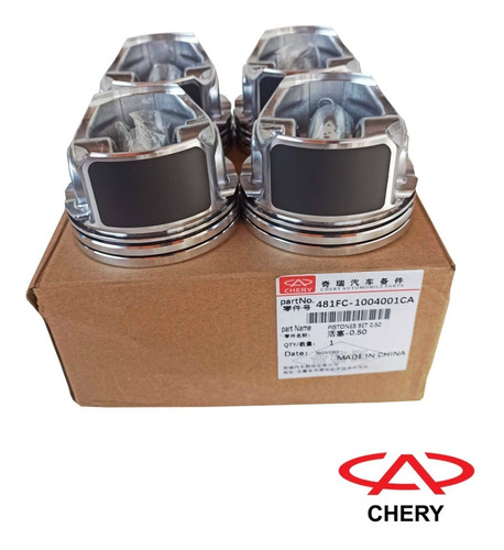 Juego Pistones Chery Orinoco 1.8 Std 050 075 Original