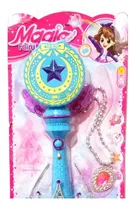 Comprar Cetro Con Luz Led Varita Musical + Corona Para Niñas